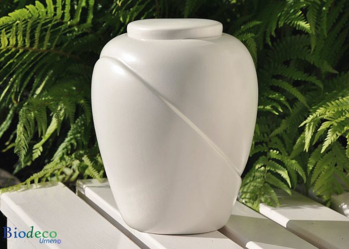 Bio-urn Traditional Parel, biologisch afbreekbaar, voor mooie varens